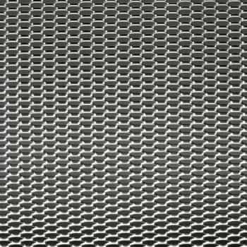 Racing mesh aluminium - Nid d'abeille 12x6mm - 125x25cm