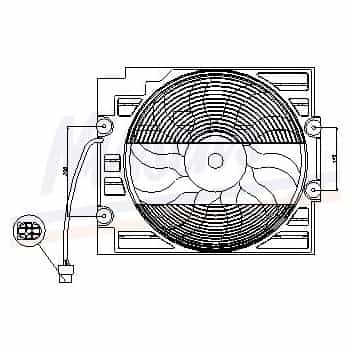Ventilateur, refroidissement du moteur
