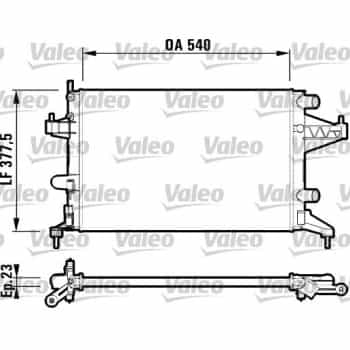 Radiateur, refroidissement du moteur 732825 Valeo