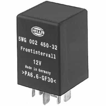 Relais, intervalle d'essuyage