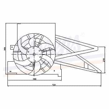 Ventilateur, refroidissement du moteur