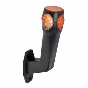 Feu de position latéral gauche avec crochet de 100 mm