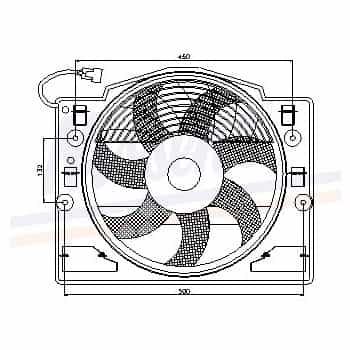 Ventilateur, refroidissement du moteur