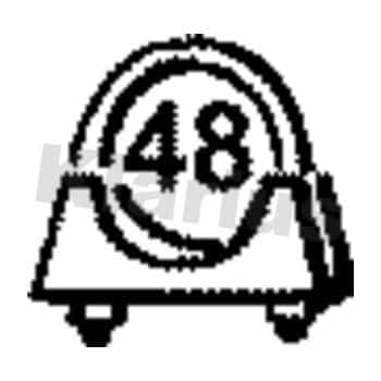 Collier d'échappement 48MM Universel 1er