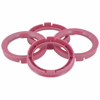 TPI Anneaux de centrage 70.4->64.1mm Rose 4 pièces