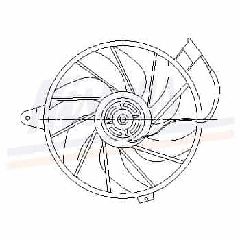 Ventilateur, refroidissement du moteur