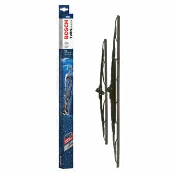 Essuie-glaces Bosch Twin 604S - Longueur : 600/450 mm - Jeu de balais d'essuie-glace pour