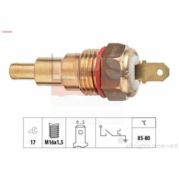 Interrupteur de température, ventilateur de radiateur Made in Italy - OE Equivalent 1.850.068 EPS Facet