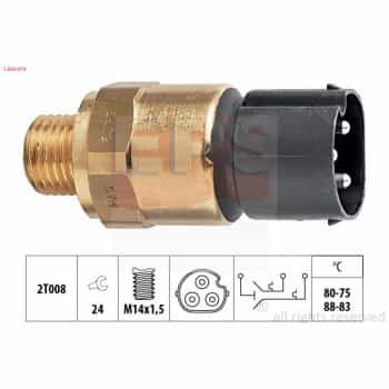 Interrupteur de température, ventilateur de radiateur Made in Italy - OE Equivalent 1.850.679 EPS Facet