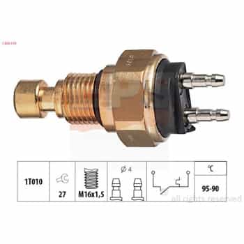 Interrupteur de température, ventilateur de radiateur Made in Italy - OE Equivalent 1.850.139 EPS Facet