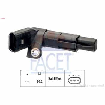 Capteur d'angle, vilebrequin Made in Italy - OE Equivalent 9.0683 Facet