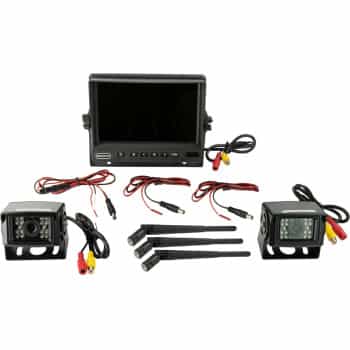 Kit moniteur caméra de recul 7" AHD avec 2 caméras sans fil