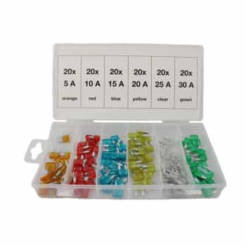 Assortiment Mini fusibles 120 pcs