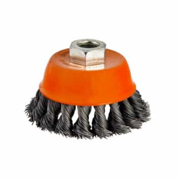 Brosse coupe en fil torsadé 100MM