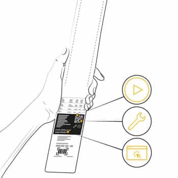 Balai d'essuie-glace arrière 9XW 358 112-941 Hella