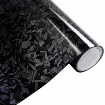 Film de protection pour voiture en carbone forgé - Noir - 152 x 200 cm