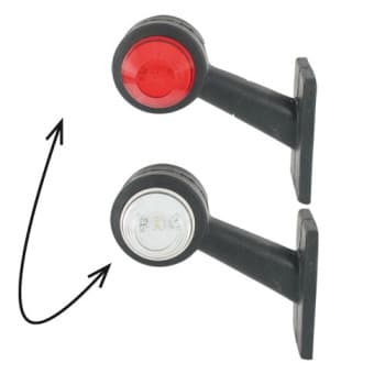 Feu de marquage LED 120mm en angle