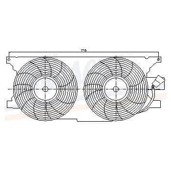 Ventilateur, refroidissement du moteur