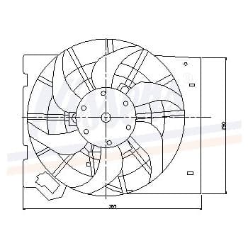 Ventilateur, refroidissement du moteur