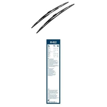 Pack économique de balais d'essuie-glace Bosch 701 + H412