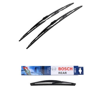Pack économique de balais d'essuie-glace Bosch 608 + H250