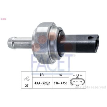 Capteur, pression des gaz échappement Made in Italy - OE Equivalent