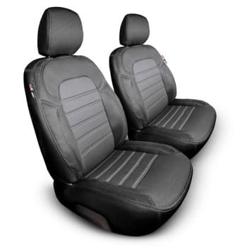 Ensemble de housses de siège en tissu au design original 1+1 sur mesure pour Nissan Townstar 2021-