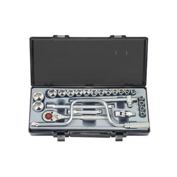 Jeu de douilles Force 1/2" 12 pans SAE 24 pièces