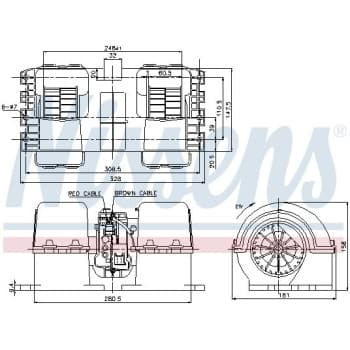 Ventilation intérieure 87133 Nissens